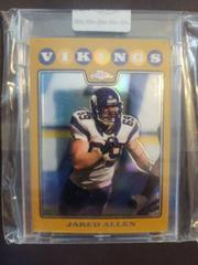 Jared Allen [Gold Refractor] #TC109 Football Cards 2008 Topps Chrome Prices