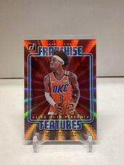 Shai Gilgeous Alexander [Red Laser] #25 Basketball Cards 2021 Panini Donruss Franchise Features Prices