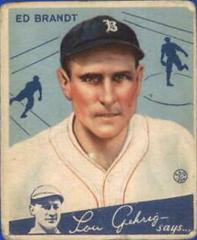 Ed Brandt #5 Baseball Cards 1934 Goudey Prices