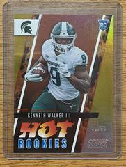 Kenneth Walker III [Gold Zone] Football Cards 2022 Panini Score Hot Rookies Prices