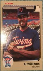 Al Williams #628 Baseball Cards 1983 Fleer Prices