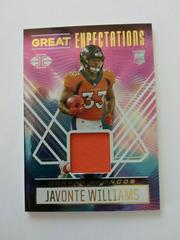 Javonte Williams #GE-JAW Football Cards 2021 Panini Illusions Great Expectations Prices