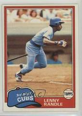 Lenny Randle #692 Baseball Cards 1981 Topps Prices