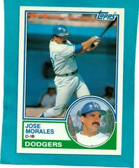 Jose Morales #75T Baseball Cards 1983 Topps Traded Prices