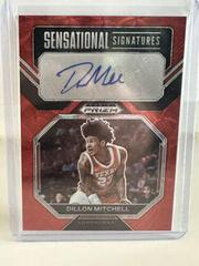 Dillon Mitchell [Choice Red] #SS-DLM Basketball Cards 2023 Panini Prizm Draft Picks Sensational Signatures Prices