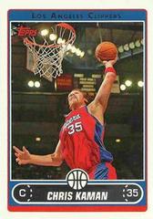 Chris Kaman #51 Basketball Cards 2006 Topps Prices