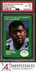 Reggie White [Rules on Back] #10 Football Cards 1990 British Petroleum Prices