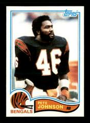 Pete Johnson Football Cards 1982 Topps Prices