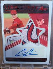 Cade Cavalli [Red] #LSS-CC Baseball Cards 2022 Panini Three and Two Lone Star Signatures Prices