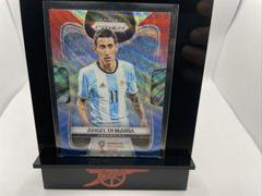 Angel Di Maria [Red & Blue Wave] Soccer Cards 2018 Panini Prizm World Cup Prices
