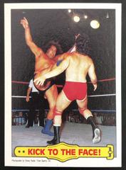 Kick To The Face #45 Wrestling Cards 1986 Scanlens WWF Prices