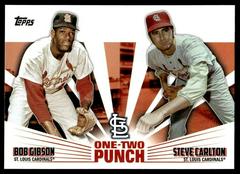 Bob Gibson, Steve Carlton Baseball Cards 2023 Topps One Two Punch Prices