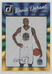 Kevin Durant [Green, Yellow Laser] Basketball Cards 2016 Panini Donruss Prices