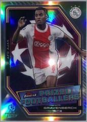 Ryan Gravenberch Soccer Cards 2021 Topps Finest UEFA Champions League Prized Footballers Prices