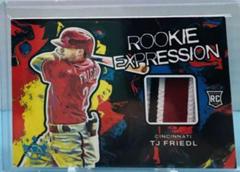 TJ Friedl [Silver] Baseball Cards 2022 Panini Diamond Kings Rookie Expression Prices