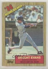 Dwight Evans #3 Baseball Cards 1987 Topps Prices
