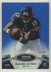 Alshon Jeffery [Blue Refractor] #24 Football Cards 2012 Bowman Sterling Prices