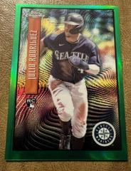 Julio Rodriguez [Green] #EX-2 Baseball Cards 2022 Topps Chrome Sonic Expose Prices