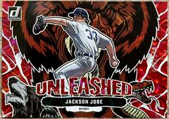 Jackson Jobe [Red] #U13 Baseball Cards 2023 Panini Donruss Unleashed Prices