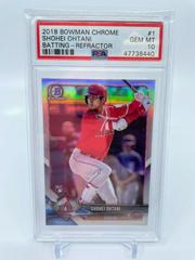 Shohei Ohtani [Batting Refractor] #1 Baseball Cards 2018 Bowman Chrome Prices