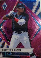 Cristian Pache [Purple Velocity] Baseball Cards 2021 Panini Chronicles Phoenix Prices
