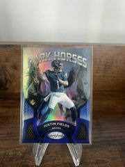 Justin Fields [Blue] #DH-4 Football Cards 2022 Panini Certified Dark Horses Prices