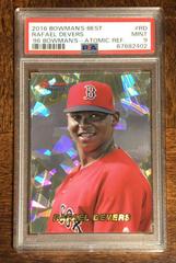 Rafael Devers [Atomic Refractor] #96BB-RD Baseball Cards 2016 Bowman's Best 1996 Prices