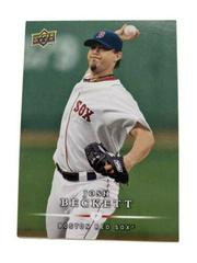 Josh Beckett Baseball Cards 2008 Upper Deck First Edition Prices