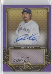 Hyun Jin Ryu [Amethyst] #ASJR-HJR Baseball Cards 2022 Topps Triple Threads Single Jumbo Relics Autographs Prices