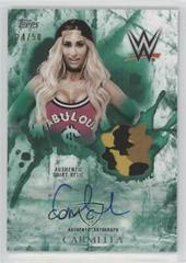 Carmella [Green] #UAR-CA Wrestling Cards 2018 Topps WWE Undisputed Autograph Relic Prices