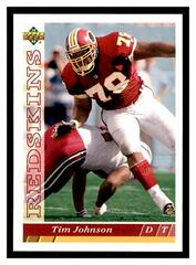 Tim Johnson #392 Football Cards 1993 Upper Deck Prices