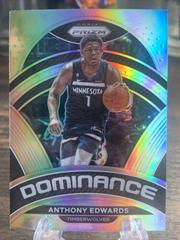 Anthony Edwards [Silver] #17 Basketball Cards 2022 Panini Prizm Dominance Prices