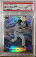 Bernie Williams [Refractor] #M27 Baseball Cards 1999 Topps All Mystery Finest Prices