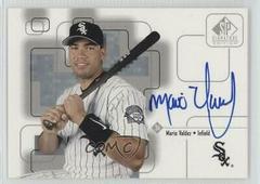 Mario Valdez #MV Baseball Cards 1999 SP Signature Autographs Prices