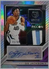 GG Jackson II #19 Basketball Cards 2023 Panini Recon Rookie Jersey Autograph Prices