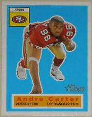 Andre Carter #124 Football Cards 2001 Topps Heritage Prices