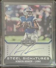 Hendon Hooker #RSSHHO Football Cards 2023 Panini Plates and Patches Rookie Steel Signatures Prices