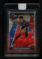 Dejounte Murray [Blue] Basketball Cards 2019 Panini One and One Prices