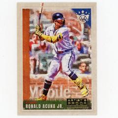 Ronald Acuna Jr. [Artist Proof Gold] #22 Baseball Cards 2022 Panini Diamond Kings Prices