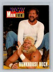 Bunkhouse Buck #15 Wrestling Cards 1995 Cardz WCW Main Event Prices