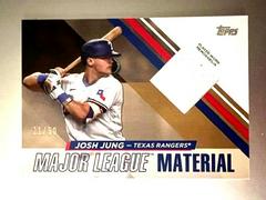 Josh Jung [Gold] #MLM-JJ Baseball Cards 2024 Topps Major League Material Prices