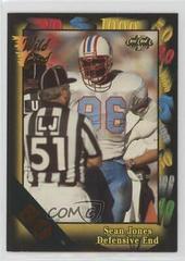 Sean Jones [50 Stripe] Football Cards 1991 Wild Card Prices