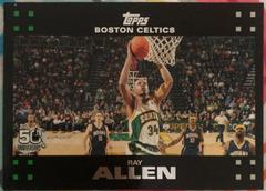 Ray Allen #9 Basketball Cards 2007 Topps 50th Anniversary Prices