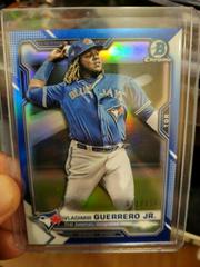 Vladimir Guerrero Jr. [Blue Refractor] #10 Baseball Cards 2021 Bowman Chrome Prices