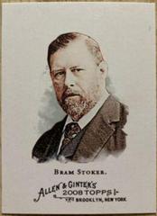 Bram Stoker #166 Baseball Cards 2008 Topps Allen & Ginter Prices