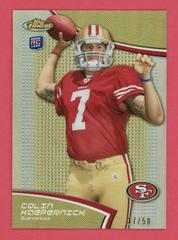 Colin Kaepernick [Gold Refractor] #52 Football Cards 2011 Topps Finest Prices