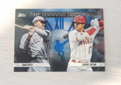 Shohei Ohtani, Julio Rodriguez [Blue] #TS-1 Baseball Cards 2023 Topps Update Time Spanning Tandems Prices
