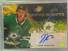 Jason Robertson [Gold] Hockey Cards 2021 SPx Superscripts Prices