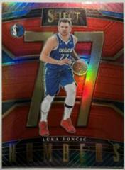 Luka Doncic [Red] #10 Basketball Cards 2022 Panini Select Numbers Prices