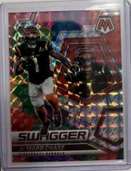 Ja'Marr Chase [Silver] Football Cards 2022 Panini Mosaic Swagger Prices